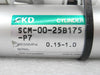 CKD SCM-00-25B175-P7 Load Port Pneumatic Rail TEL 3D80-001147-V6 Lot of 2 Spare
