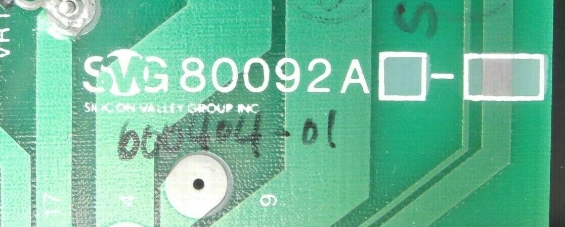 SVG Silicon Valley Group 80092A Voltage Regulator PCB Thermco 600404-001 New