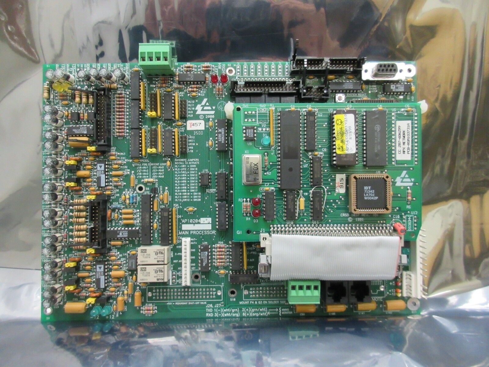 Air Products AP10204 Main Processor CPU PCB CRSD 1037 Working Surplus