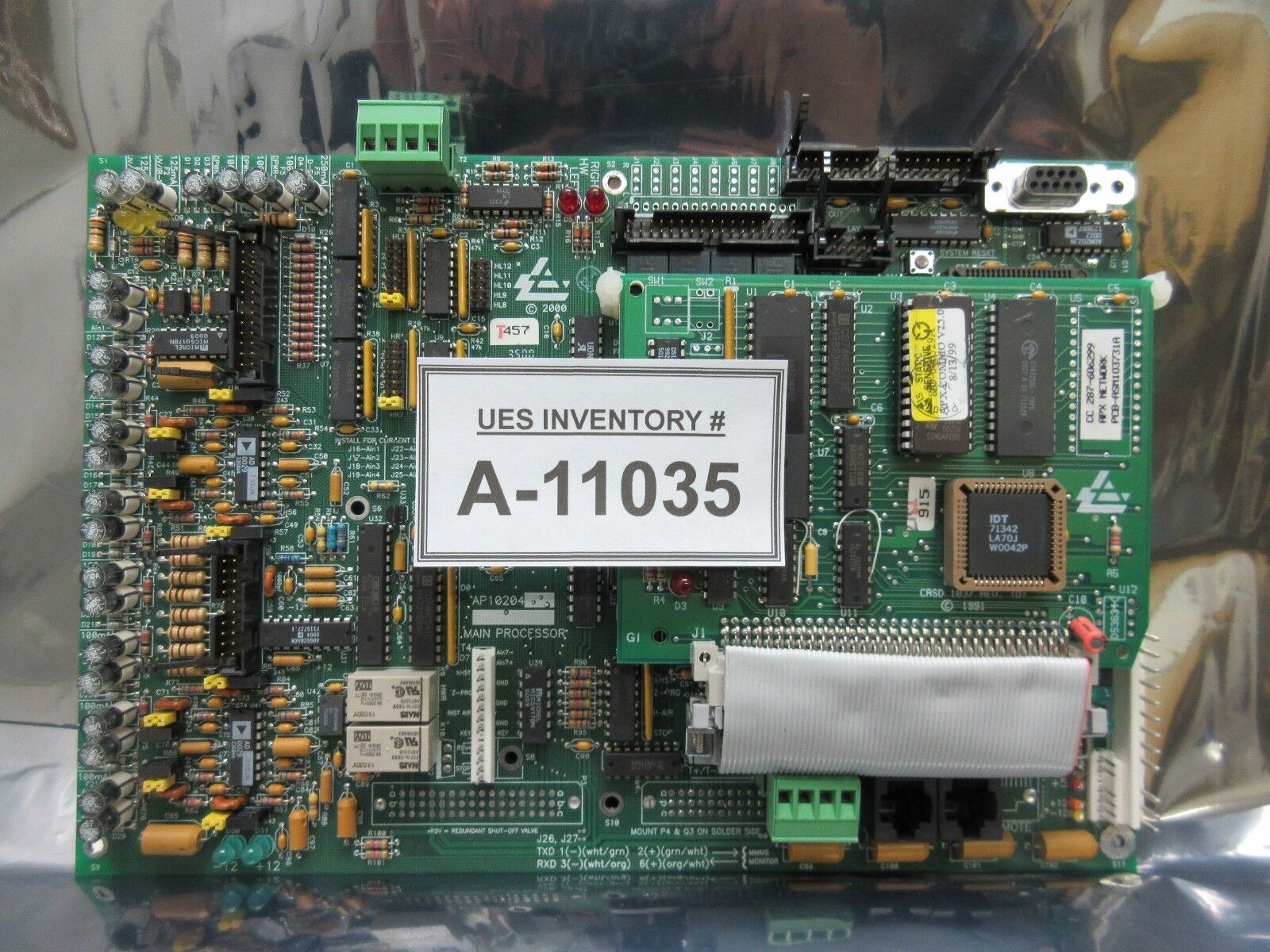 Air Products AP10204 Main Processor CPU PCB CRSD 1037 Working Surplus