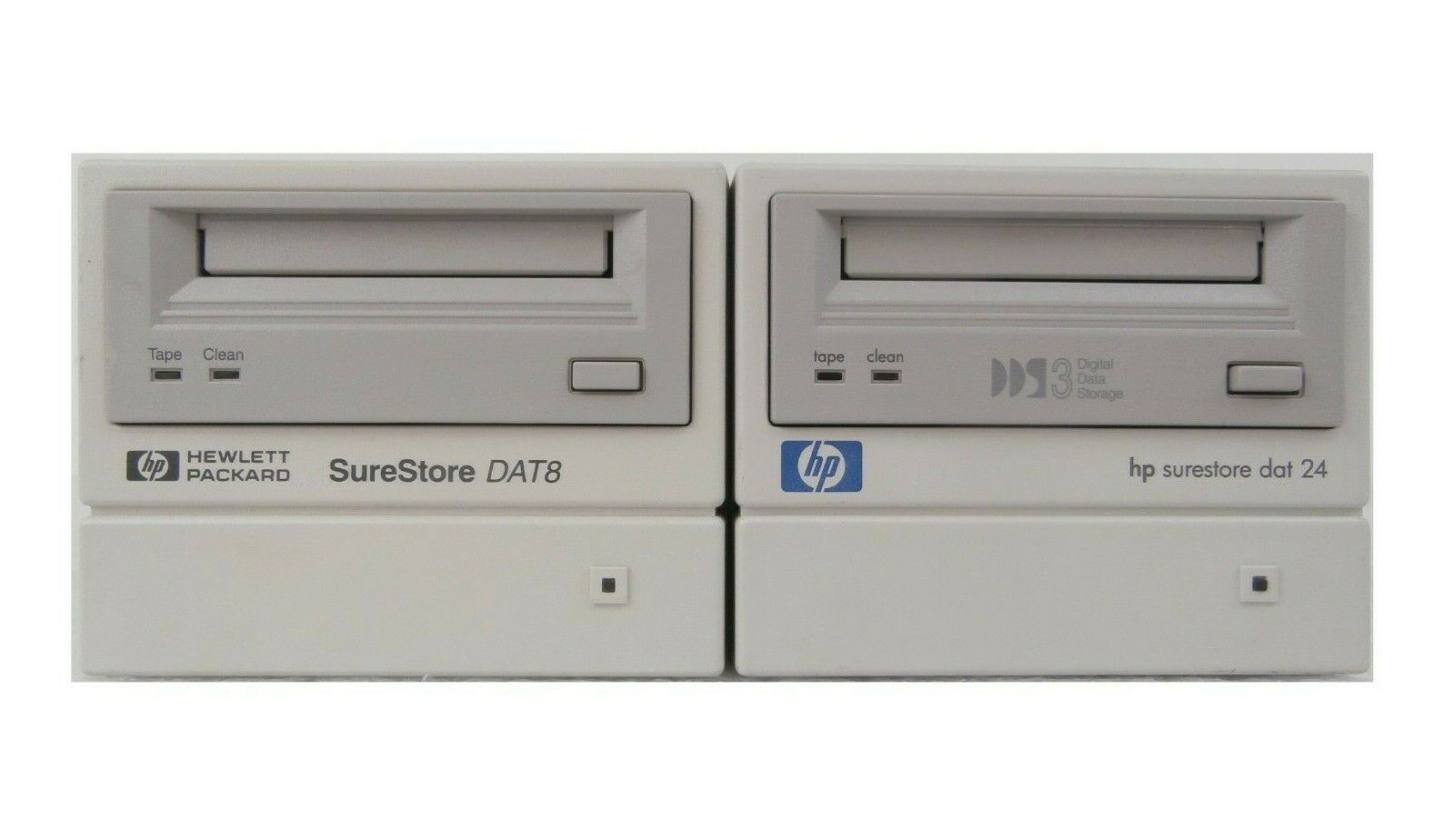 HP Hewlett-Packard SureStore Tape Drive DAT8 DAT24 Lot of 2 Hitachi I-900SRT