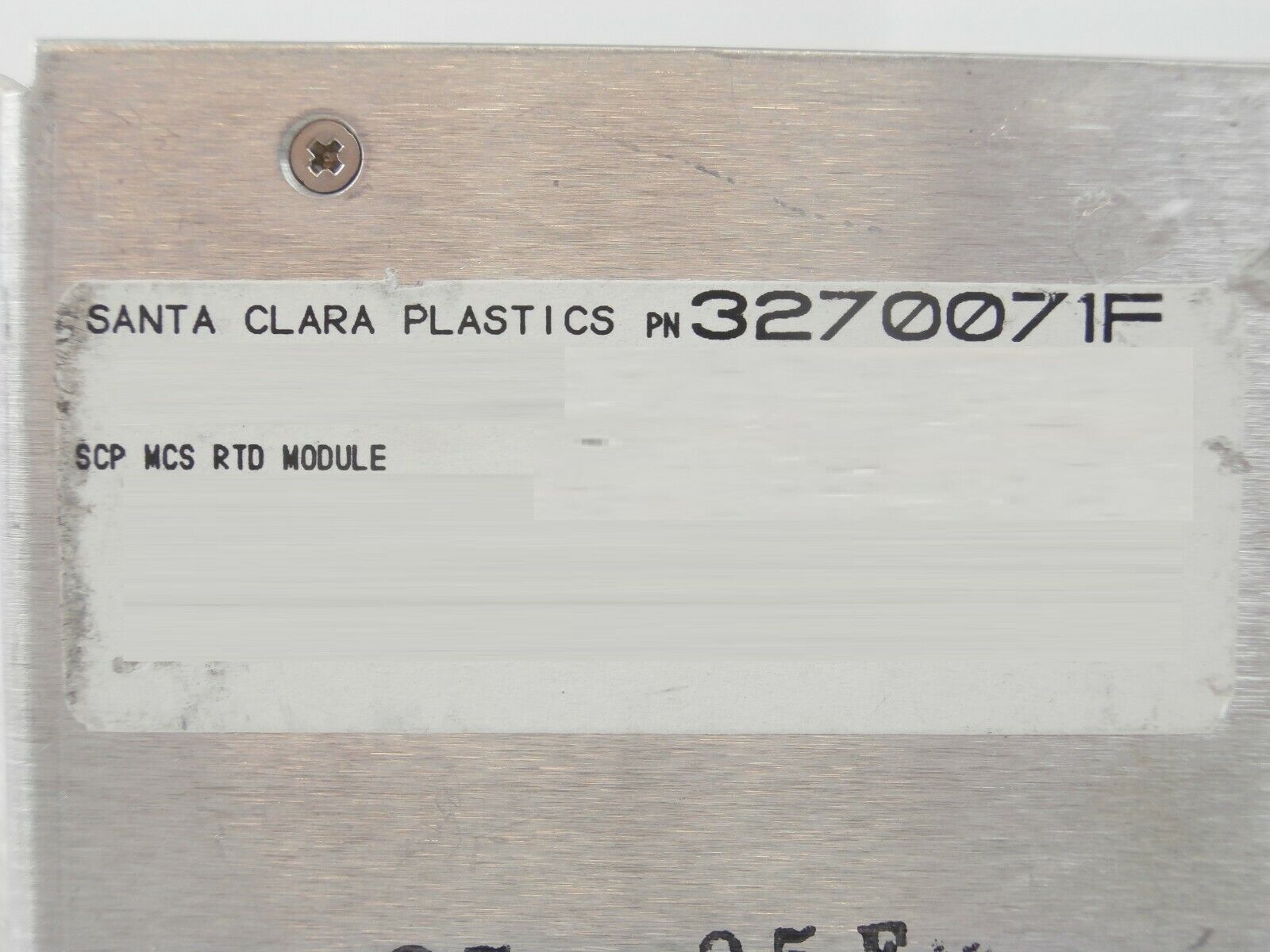 SCP Santa Clara Plastics 3270071F MCS RTD Module Working Surplus