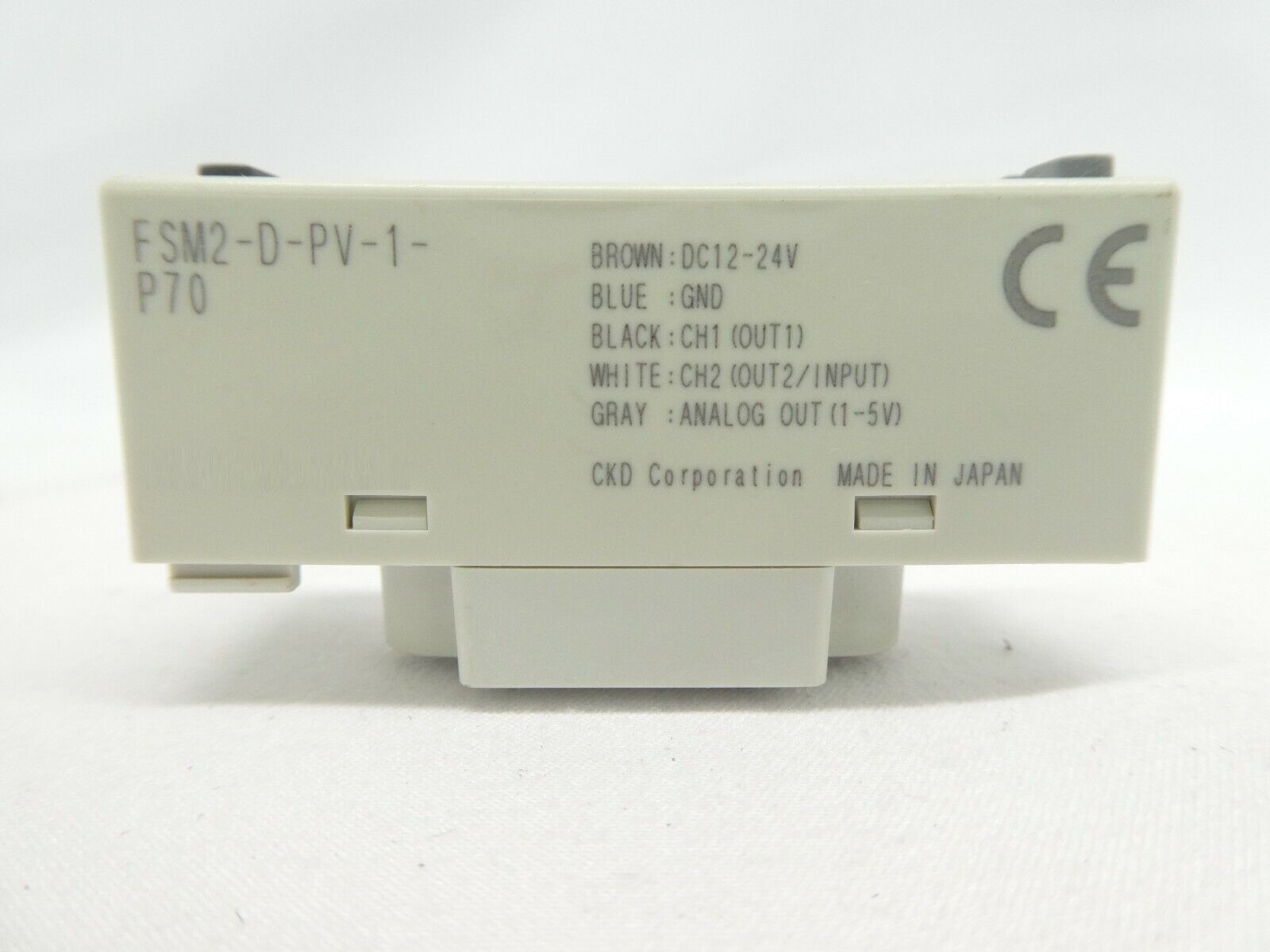 CKD FSM2-D-PV-1-P70 Digital Flow Sensor RAPIDFLOW Lot of 5 Working Surplus