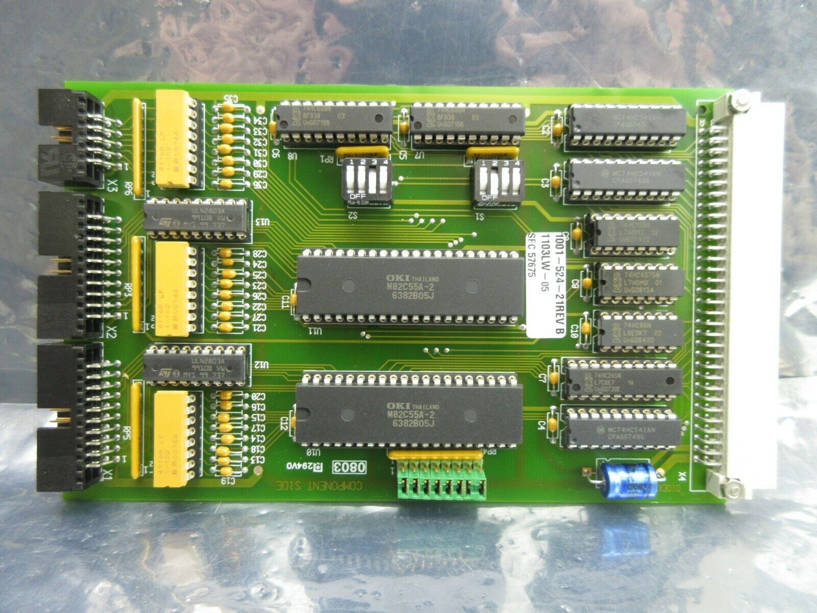 ASM Advanced Semiconductor Materials 1001-524-21 Processor PCB Card Rev. B Used