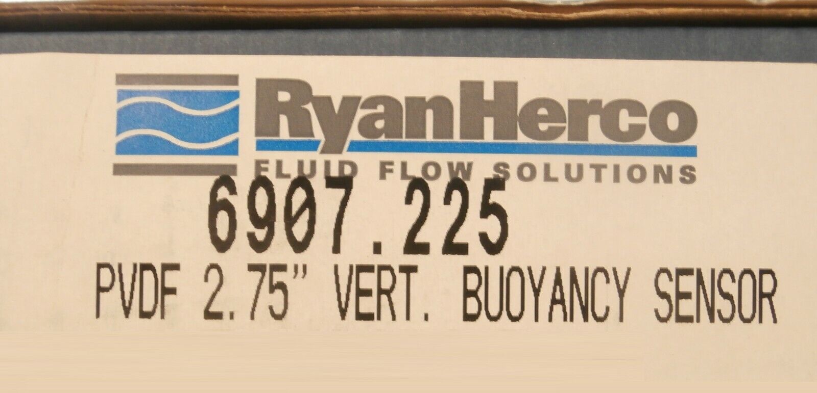 Ryan Herco LV10-5201 PVDF 2.75" Vertical Buoyancy Sensor New Surplus