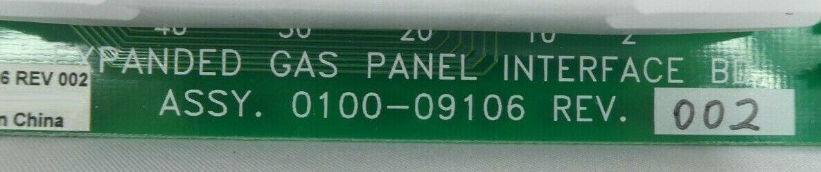 AMAT Applied Materials 0100-09106 Expanded Gas Panel Interface PCB Rev. 002 New