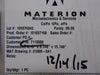 Materion Microelectronics 7113050 99.95% Co/Fe 10% at% Target New Surplus