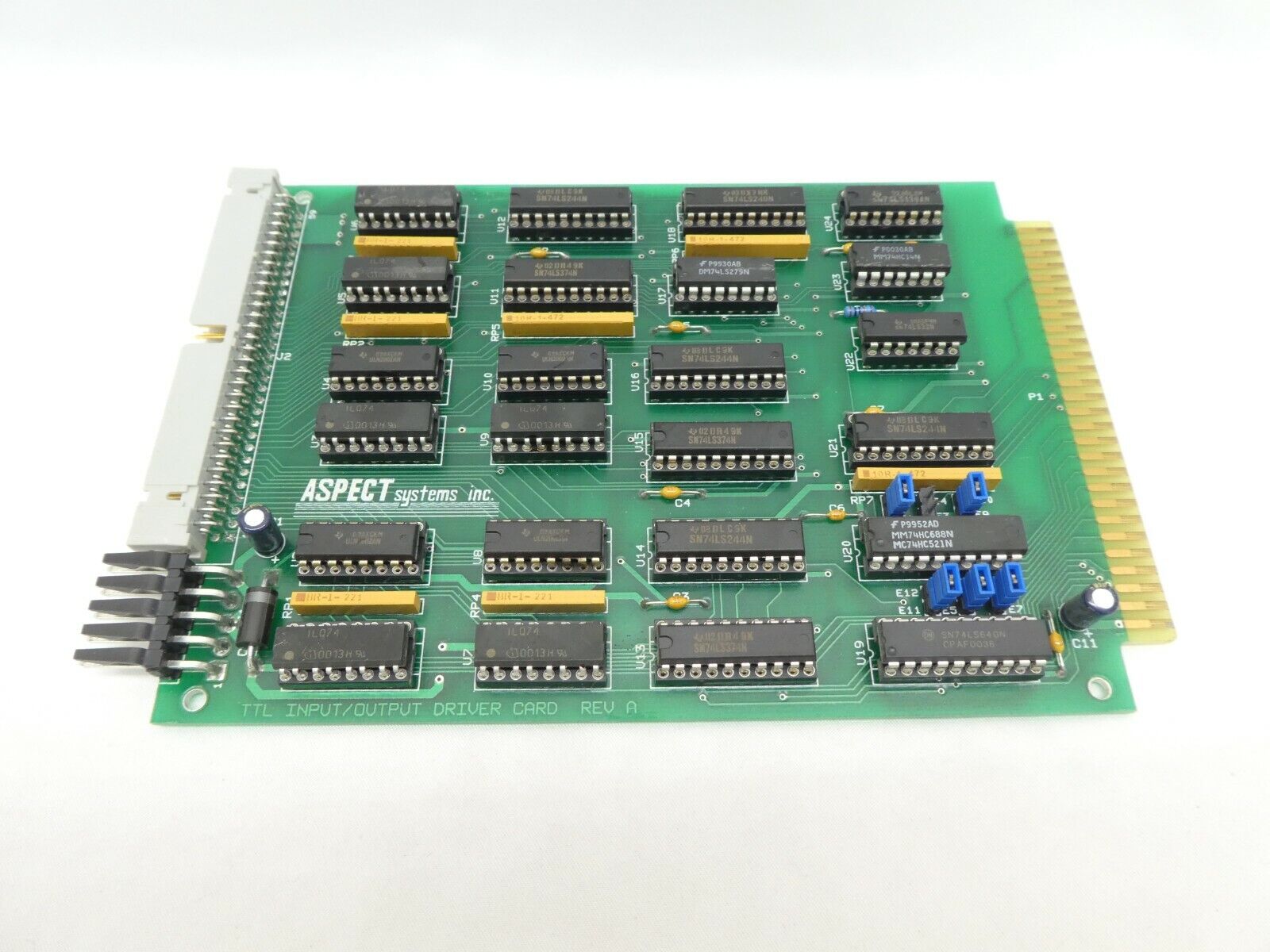 Aspect Systems A810-5672-001 TTL I/O Driver PCB Card Lam 810-007215-001 Working